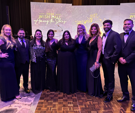 The Anosh Inc Foundation Team at the “Wish Ball_ hosted by Make-A-Wish.